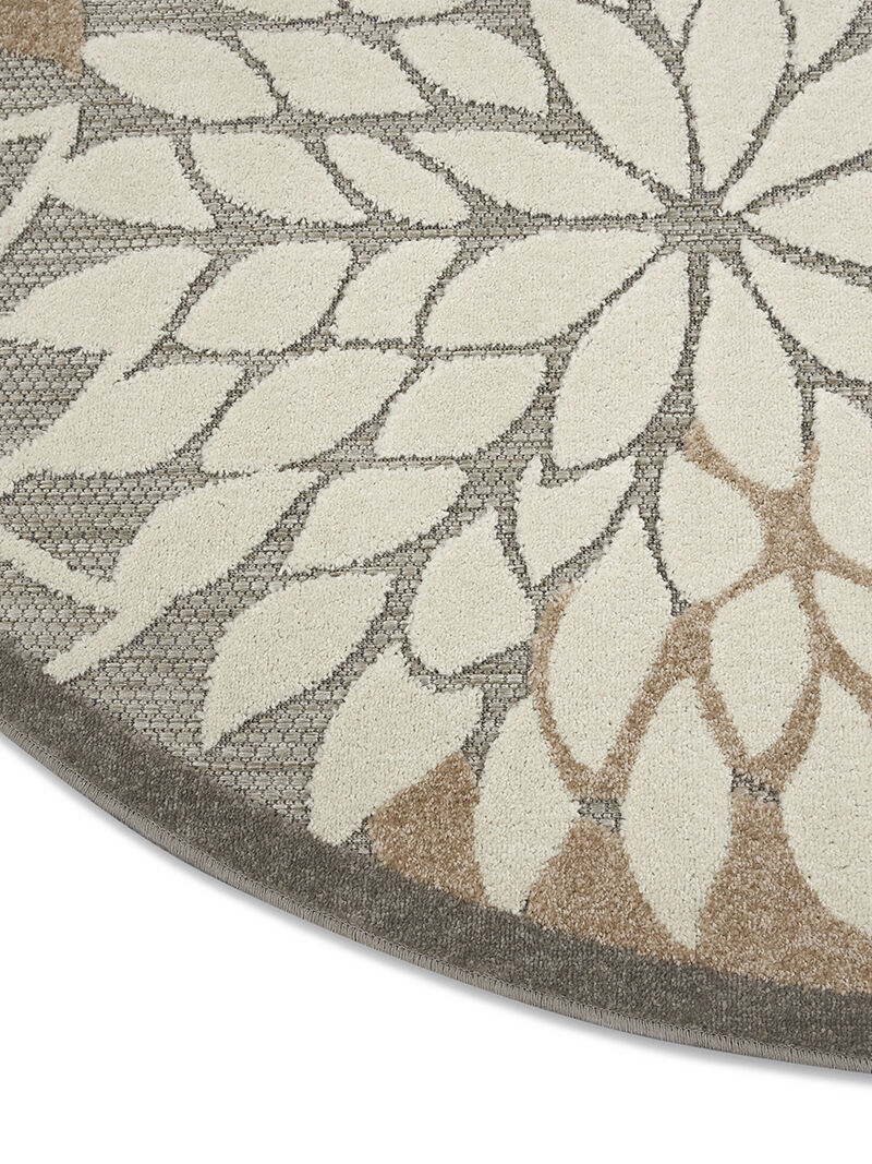 Aloha ALH05 Natural 7'10" x Round Rug