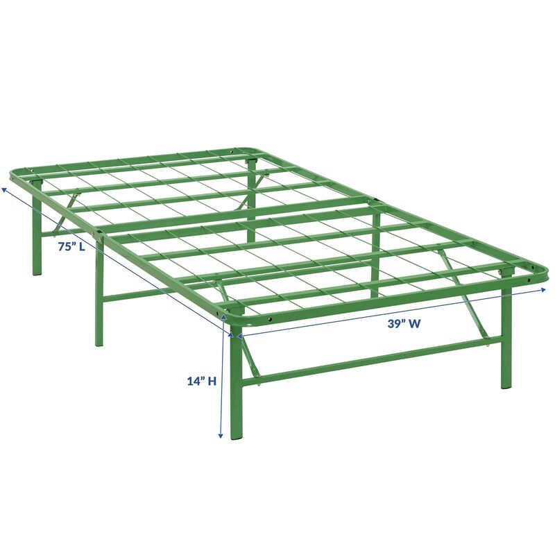 Modway - Horizon Twin Stainless Steel Bed Frame image number 6