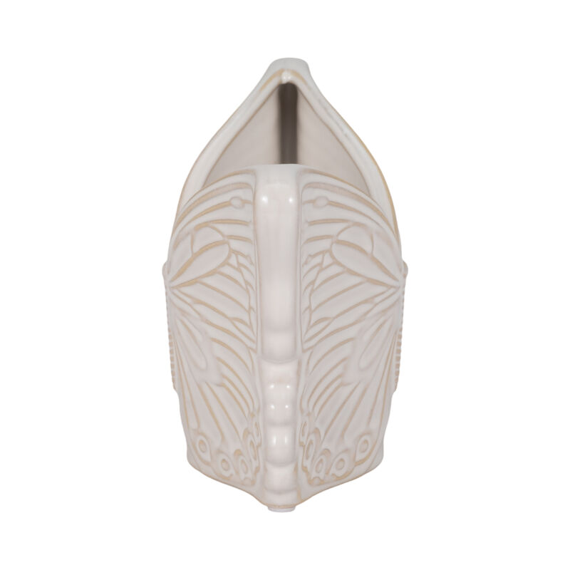 7" Butterfly Planter, Ivory image number 2