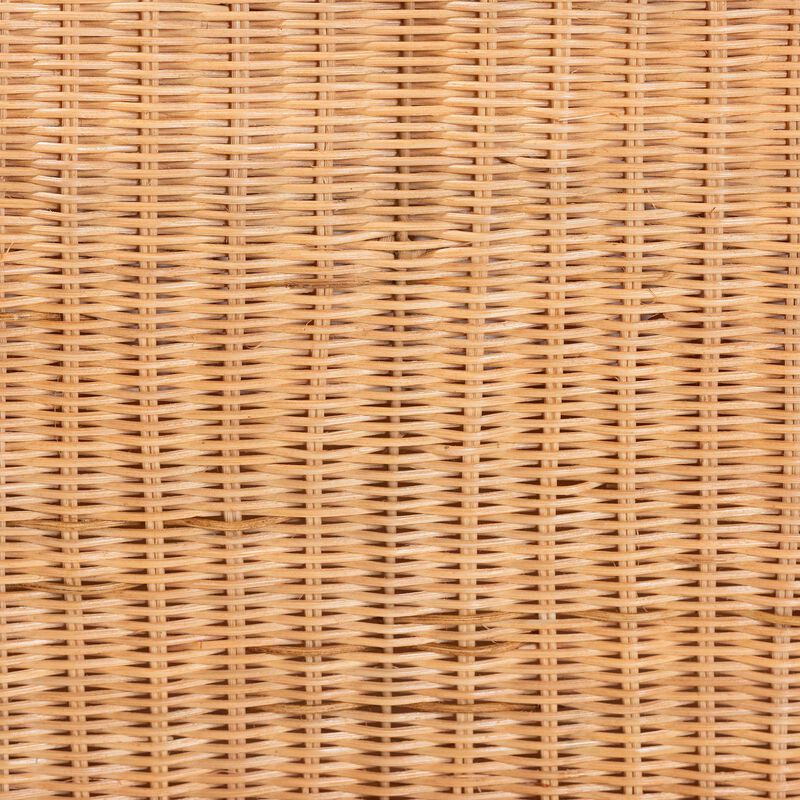 bali & pari Ada Natural Rattan Laundry Hamper - Handwoven Wicker Storage Basket for Laundry Room, Bathroom, or Bedroom Organization image number 4
