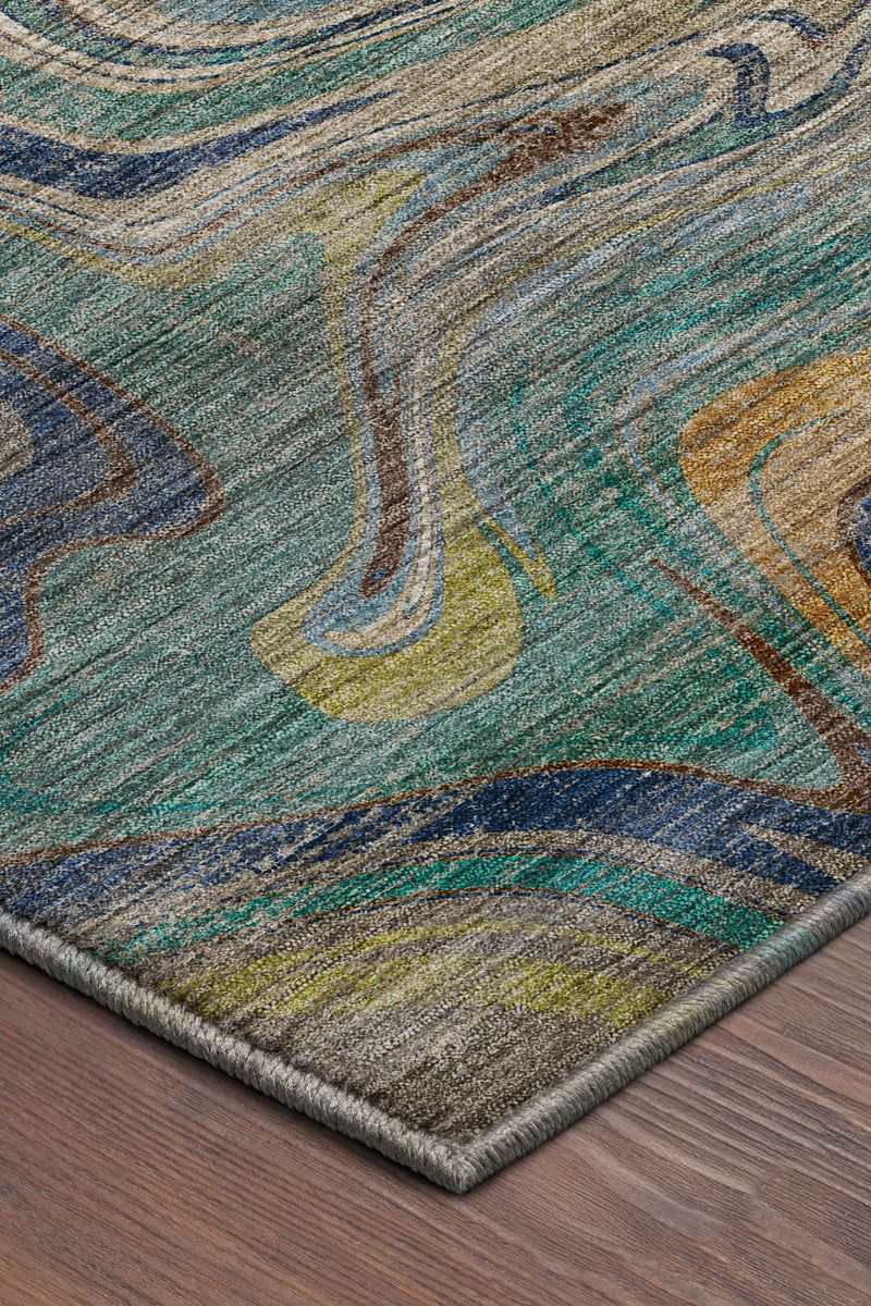 Nexus NX6 Teal 9' x 12' Rug image number 6