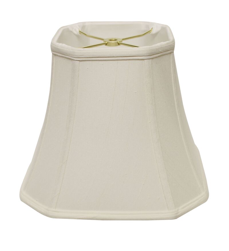 HomeRoots White Monay Shantung Silk Square Lamp Shade image number 0