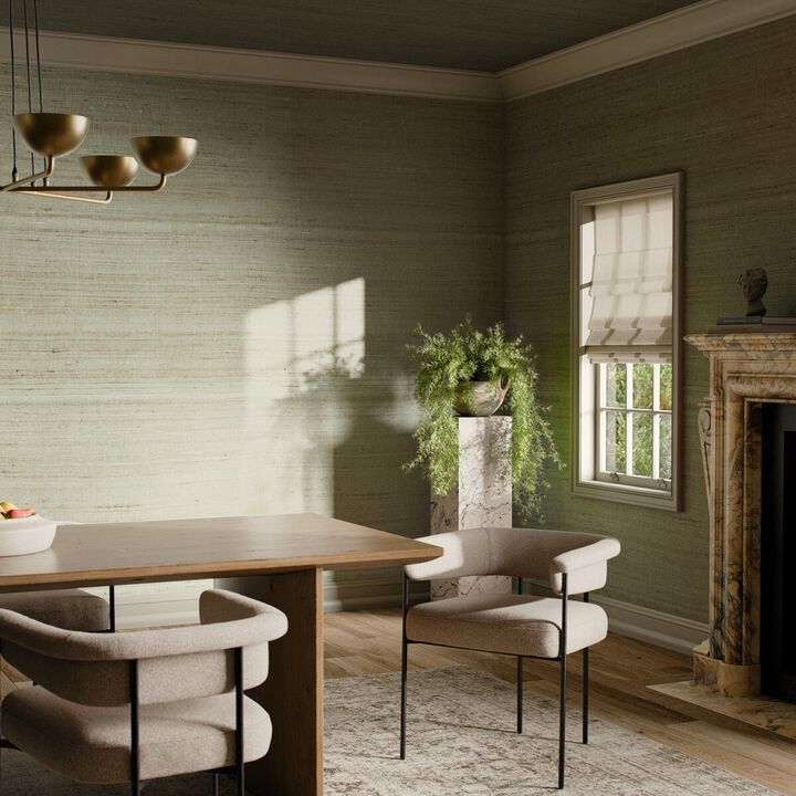 Silk Wallpaper by FH Art Studio - Silk Lily Pad
