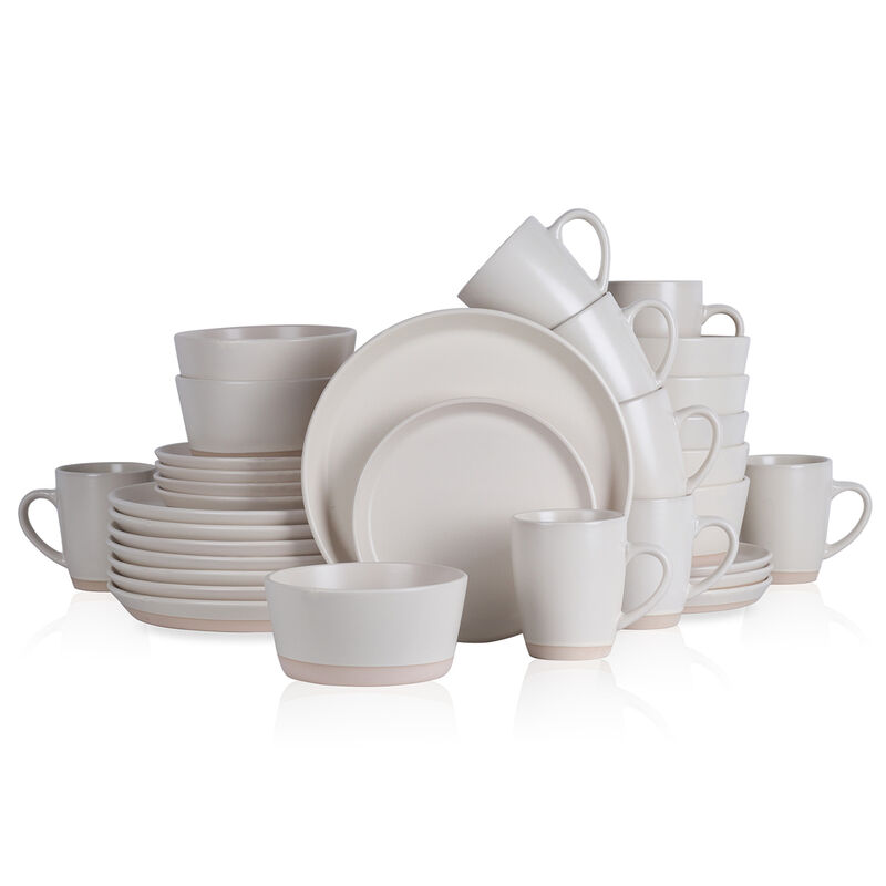 Stone Lain Jules Stoneware 32 Piece Dinnerware Set