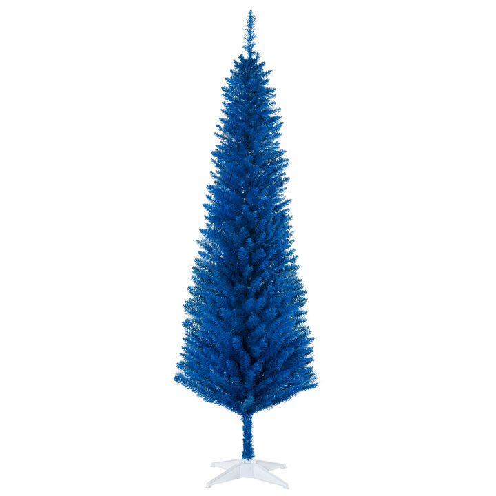 BreeBe 6' Slim Christmas Tree with Realistic Branch Tips