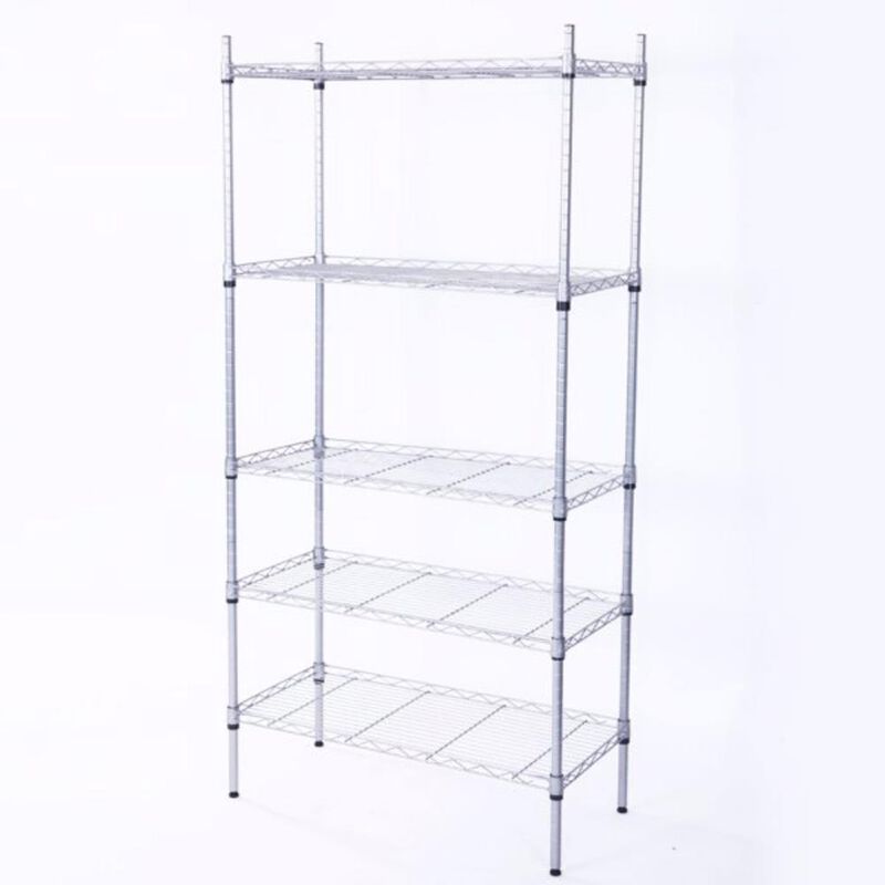 5-Shelf Storage Rack for Home Organization and Heavy Duty Storage Solutions
