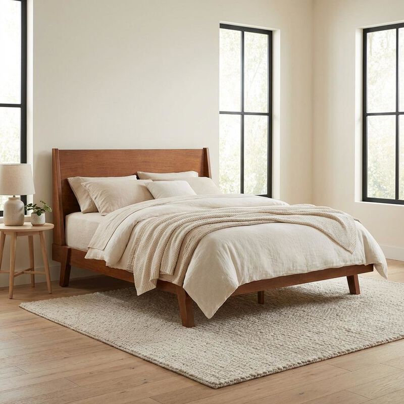 Alpine Furniture Dakota Queen Platform Bed image number 1