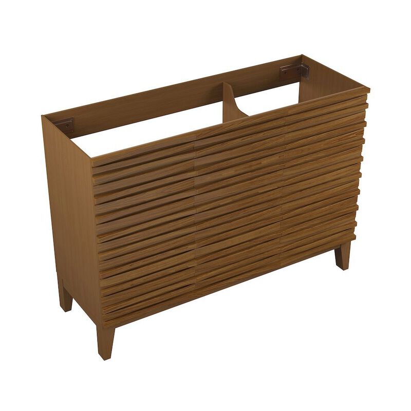 Cascade 48'' Bathroom Vanity in Brown Oak- Cabinet Only image number 2