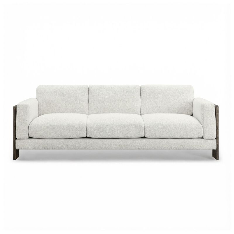Elyn Cream Boucle Sofa image number 2