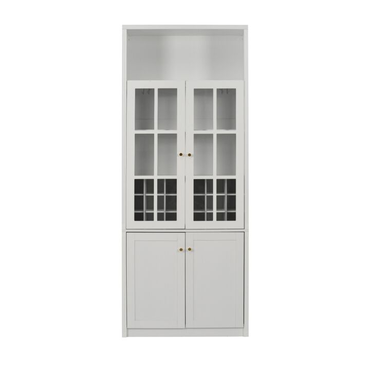 Ritci 78.74" Tall Wine Bar Cabinet