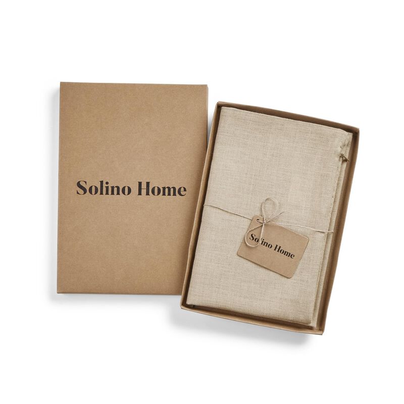 Solino Home 100% Pure Linen Pillow Cover - Montauk