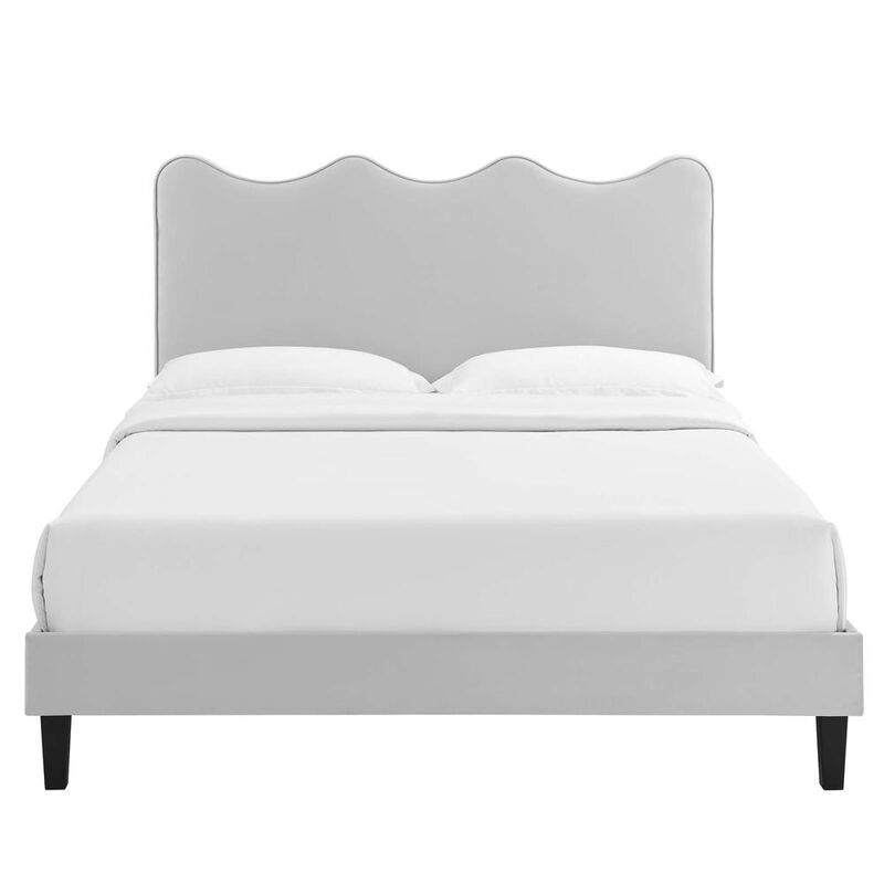 Current Performance Velvet King Platform Bed image number 3