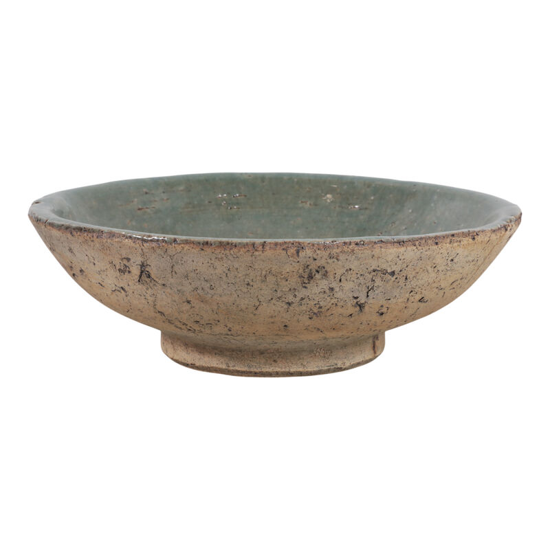 12" 2-Tone Bowl, Green/Brown image number 0