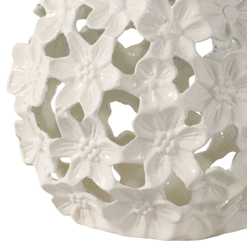 12x9 Cut-out Flower Metal Vase image number 4