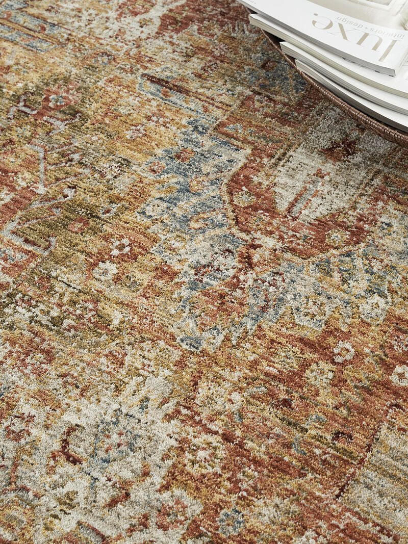 Sahar SHR01 Rust 7'10" x 10'4" Rug