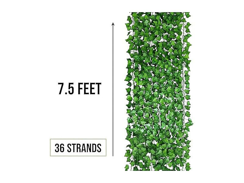 270 Ft 36 Pack Fake Vines Decor Artificial Ivy Greenery Garland Vine Leaves Wall image number 3
