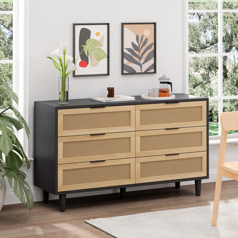 Tumlex 51.18" Rattan Dresser image number 1