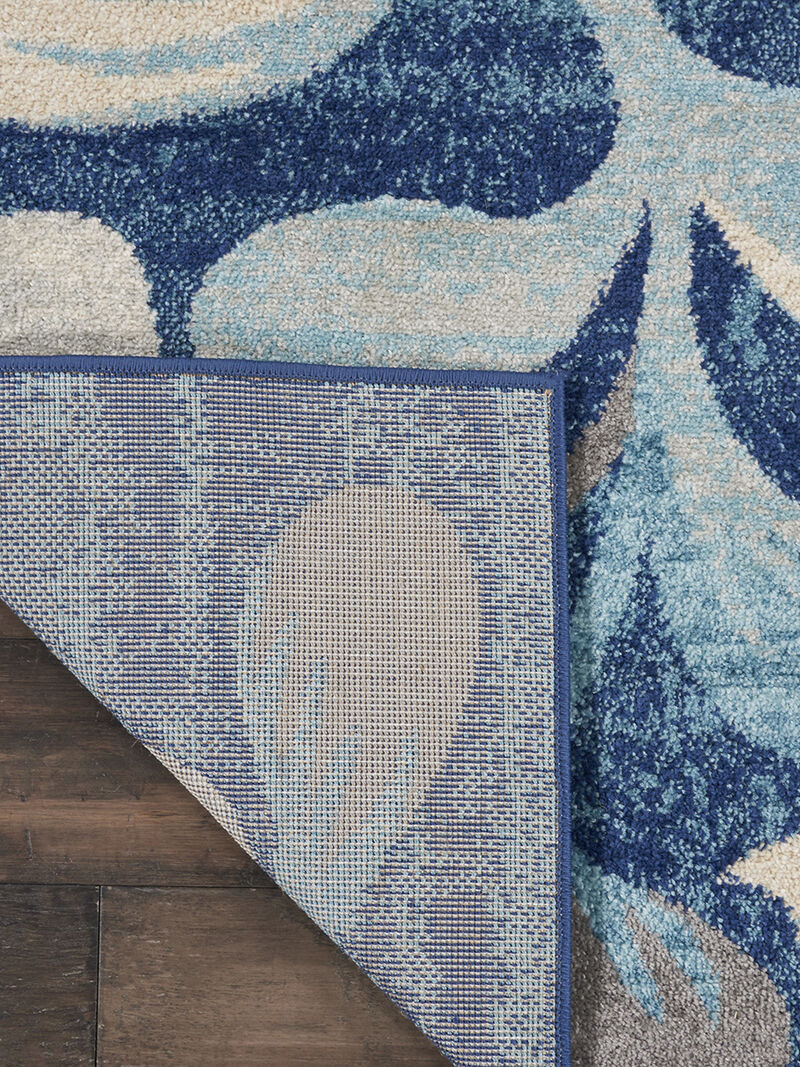 Tranquil TRA03 Navy 8'10" x 11'10" Rug image number 2