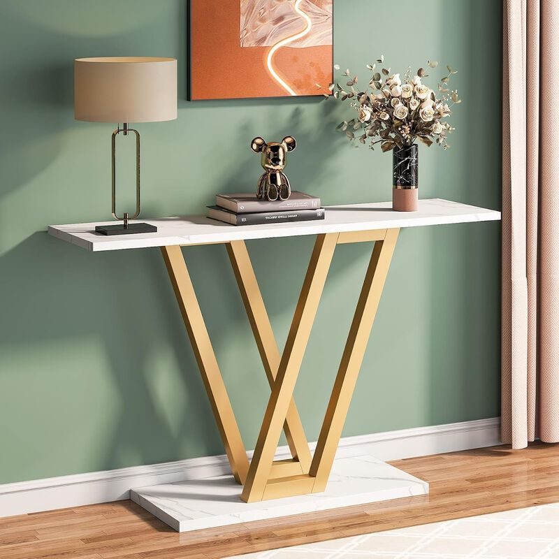 Tribesigns Modern Wood Console Table image number 1