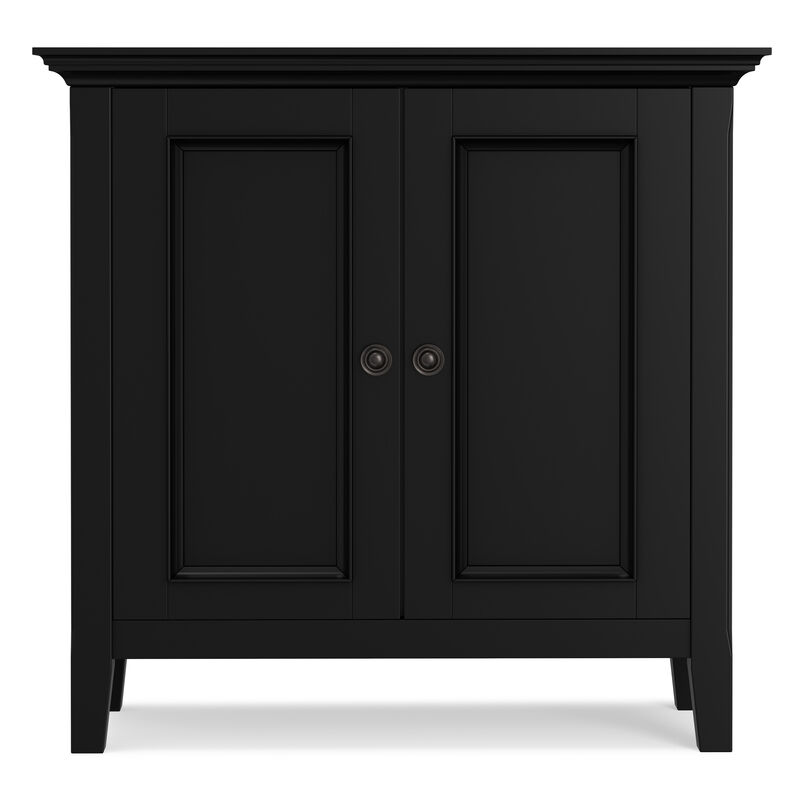 Simpli Home Amherst Low Storage Cabinet image number 2