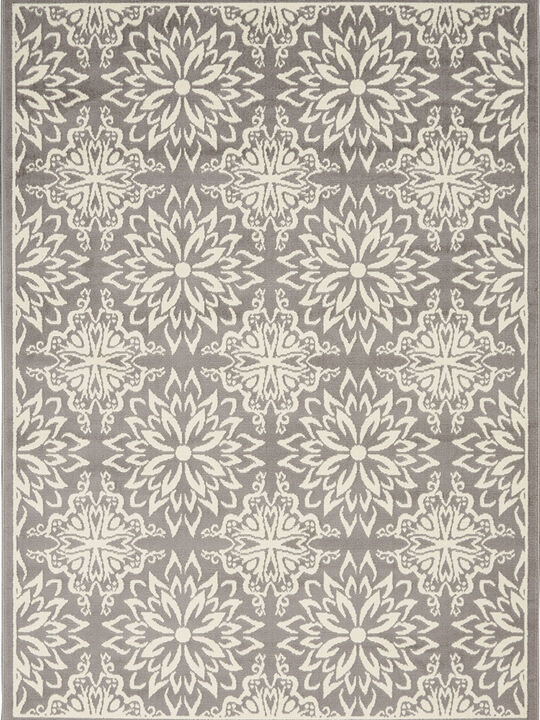 Jubilant JUB06 Ivory/Gray 6' x 9' Rug