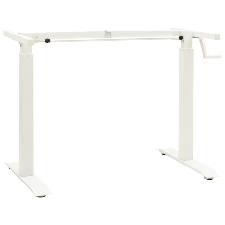 Stand Up Desk Frame White Carbon steel Adjustable