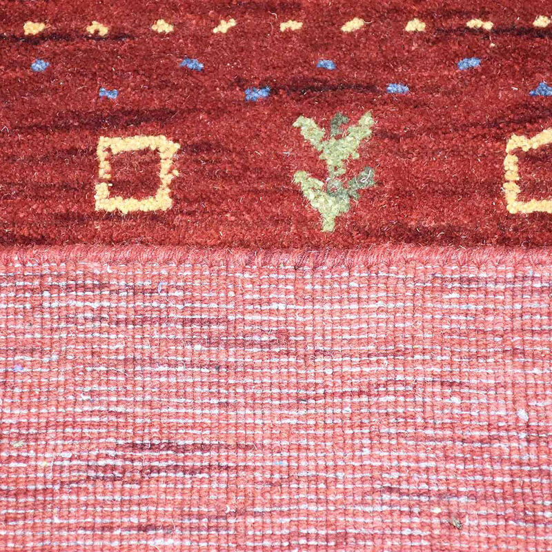 RUGSOTIC CARPETS HAND KNOTTED LOOM WOOL ECO-FRIENDLY AREA RUGS  - Contemporary Design, High Pile Thick Handmade Anti Skid Area Rugs for Living Room, Bed Room (L00585) image number 3