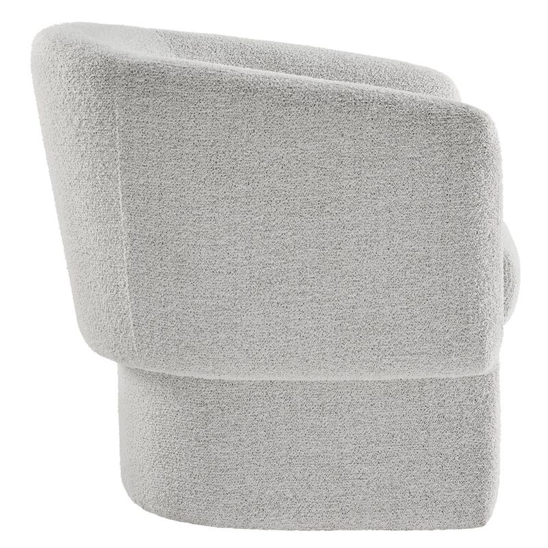 Muse Boucle Fabric Barrel Accent Chair image number 3