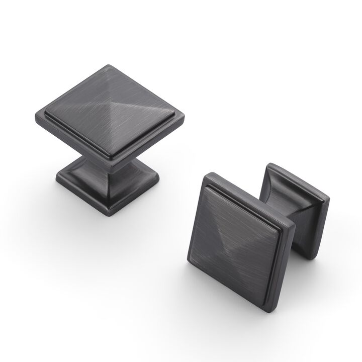 Hestia Hardware 10 Pack New Prism Square Cabinet Knobs