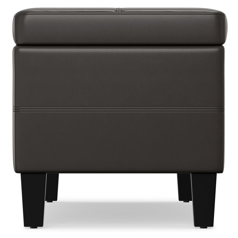 Afton 48 in Wide Rectangle Storage Ottoman Bench image number 4