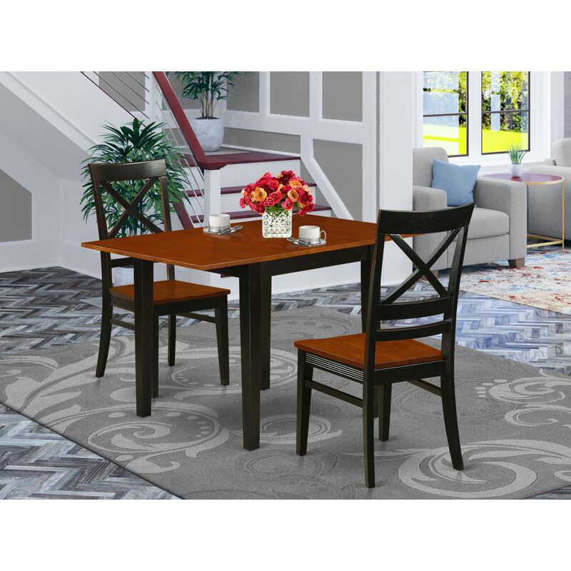 Dining Room Set Black & Cherry