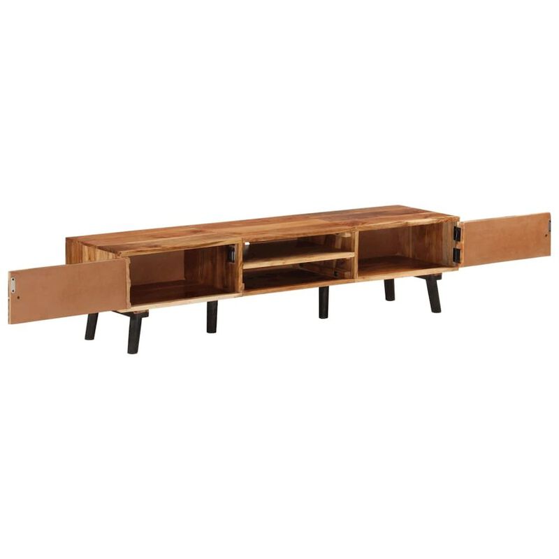 TV Cabinet Natural wood Solid acacia wood Storage TV Cabinet