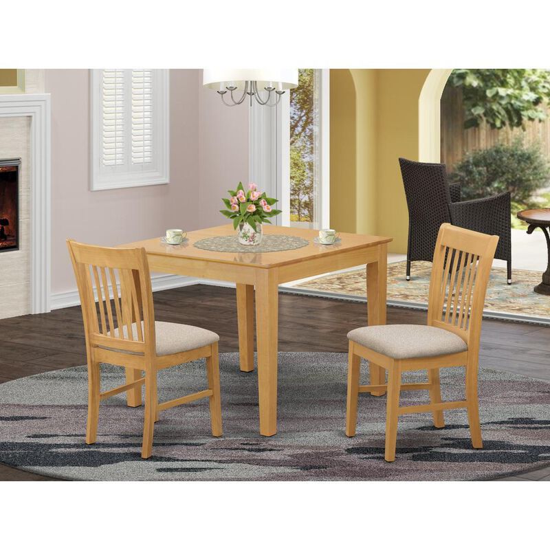 3 Pc Dining room set - Table and 2 dinette Chairs