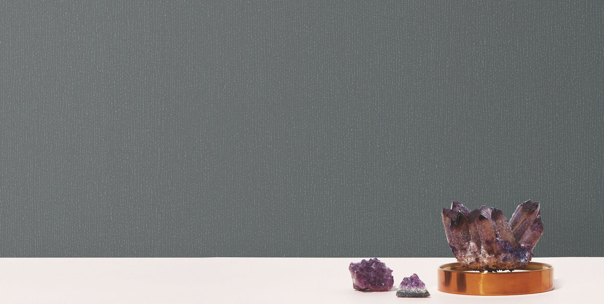 Radiant Juniper Black Wallpaper