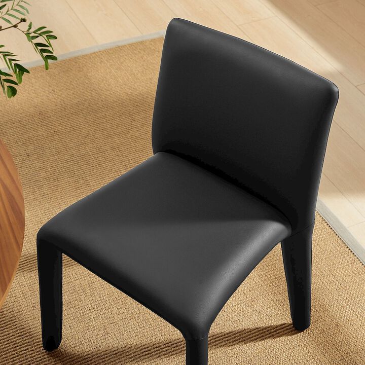 Modway Rhodes Vegan Leather Upholstered Dining Chair