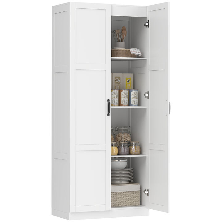 Hivvago Tall Kitchen Pantry Storage Cabinet with Soft-Close Hinges