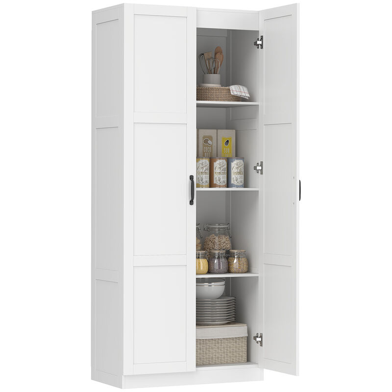 Hivvago Tall Kitchen Pantry Storage Cabinet with Soft-Close Hinges image number 0