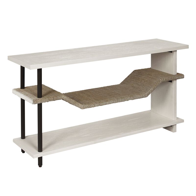 Riverview White Console Table