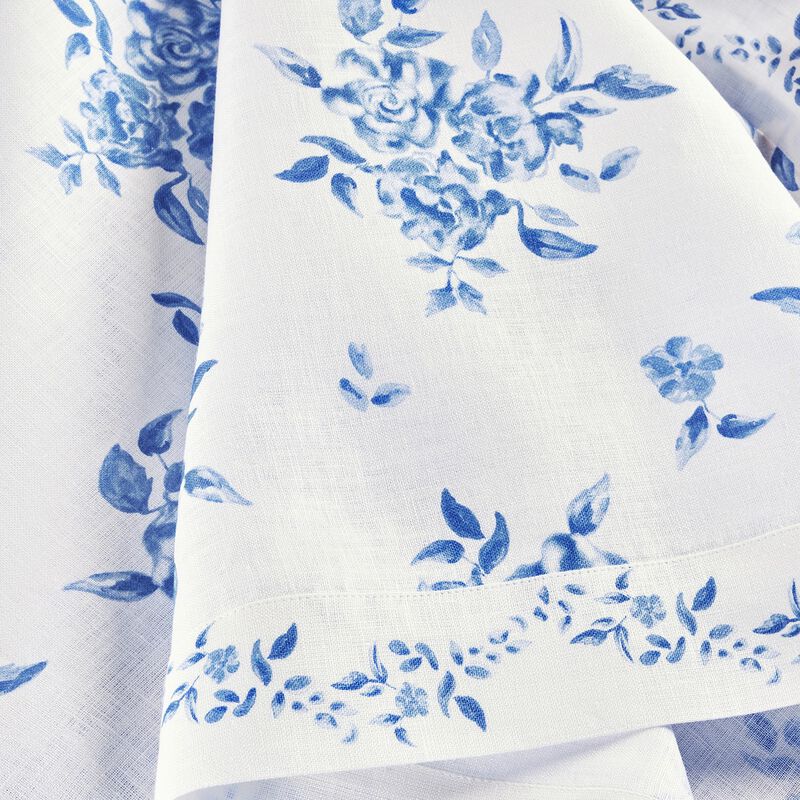 Solino Home 100% Pure Linen Table Throw - Jolie Fleur