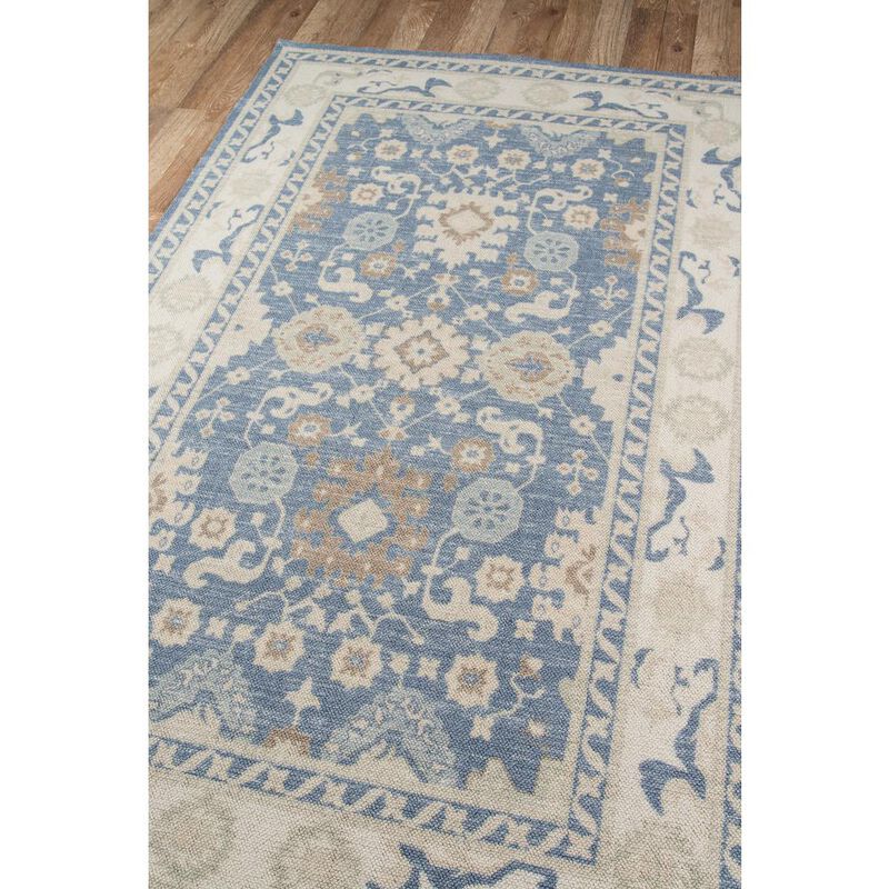 Momeni Traditional Rectangle Area Rug, Light Blue, 9'9 X 12'6