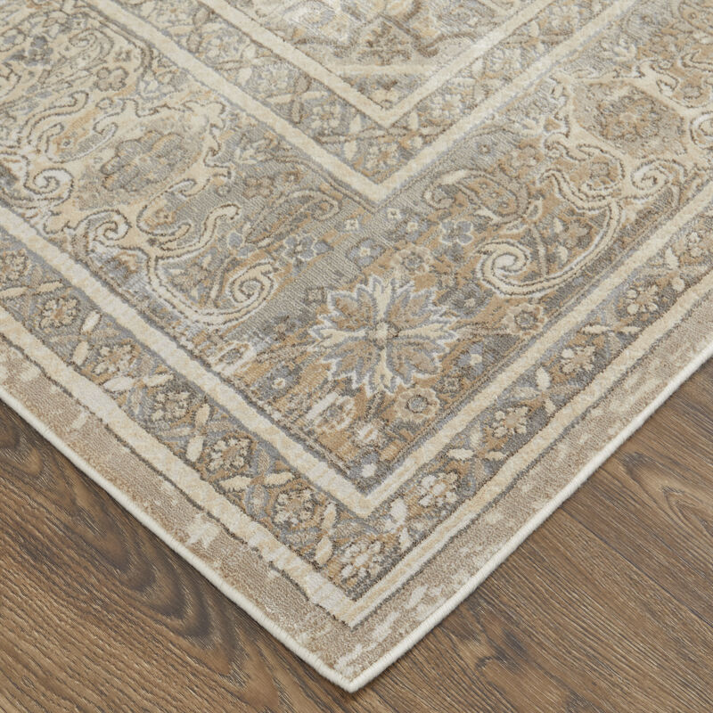 Celene 39KXF Tan/Brown/Ivory 3'9" x 5'7" Rug