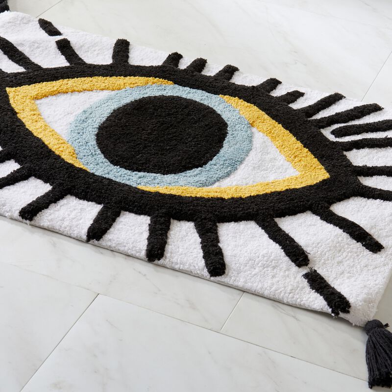 Market & Place Cotton Tufted Printed Bath Rugs