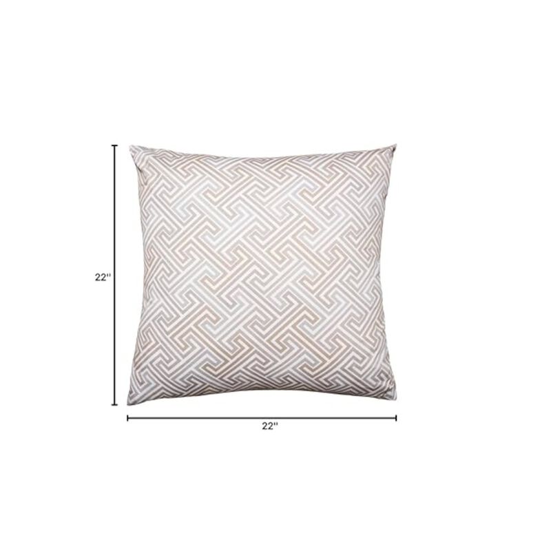 Michael Amini Labyrinth 22 Square Throw Pillow, Set of 2