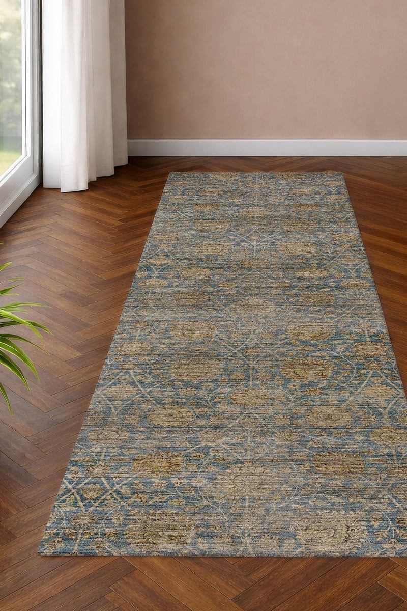 Aristo AR3 Blue 9' x 12' Rug image number 4