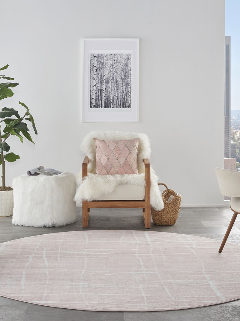 Whimsicle WHS09 Pink/Ivory 8'4" x 11'6" Rug image number 8