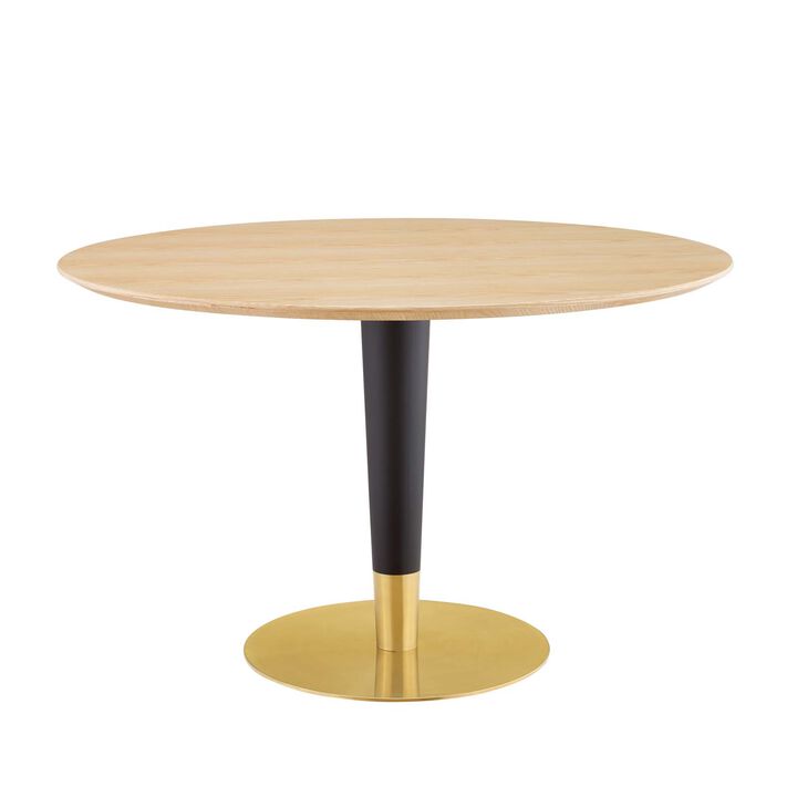 Modway - Zinque 47" Dining Table Gold Natural