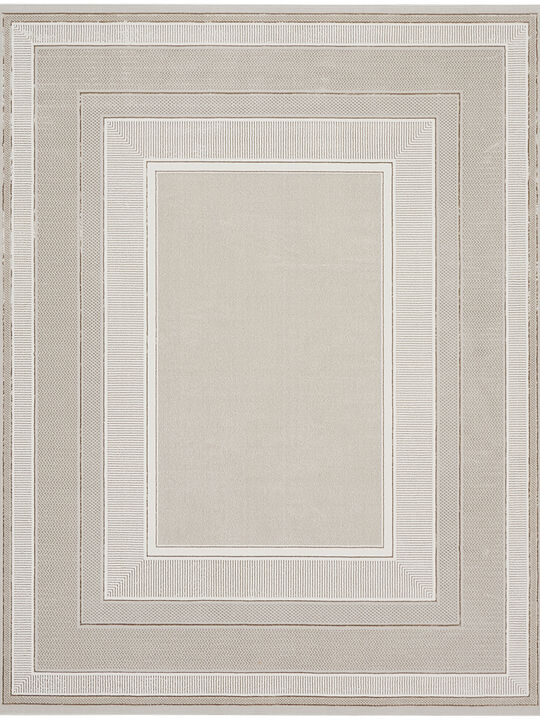 Glitz GLZ07 Ivory 9' x 12' Rug