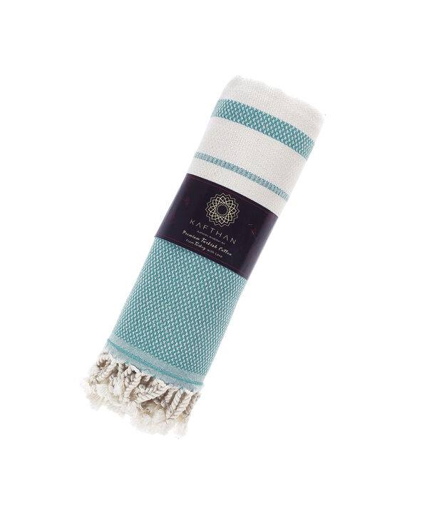 KAFTHAN Textile Bianca ? Turkish Cotton Single Bath and Beach Towel