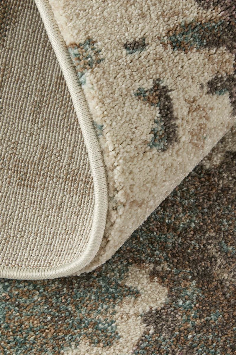 Eden 39QRF Teal/Ivory 9' x 12' Rug image number 3