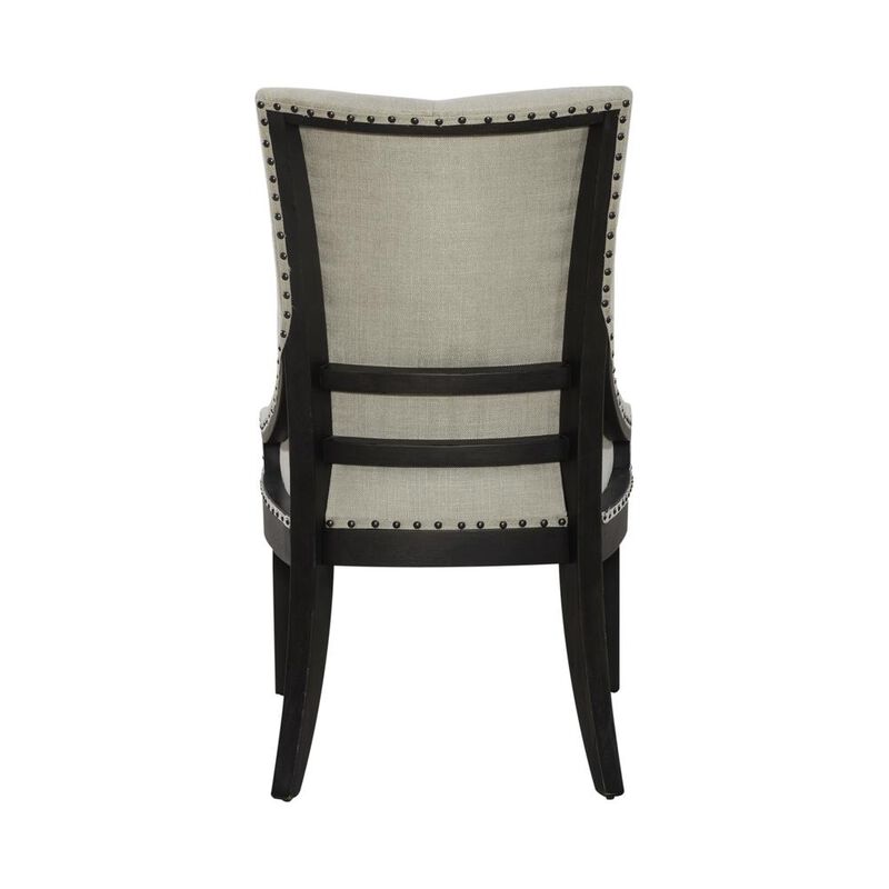 Liberty Furniture Uph Shelter Side Chair (RTA) - Black - Set of 2 Traditional Multi image number 3